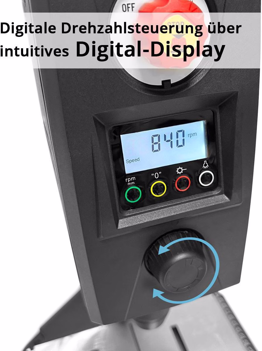 Tischbohrmaschine MBD-800 ST Digital 800 Watt