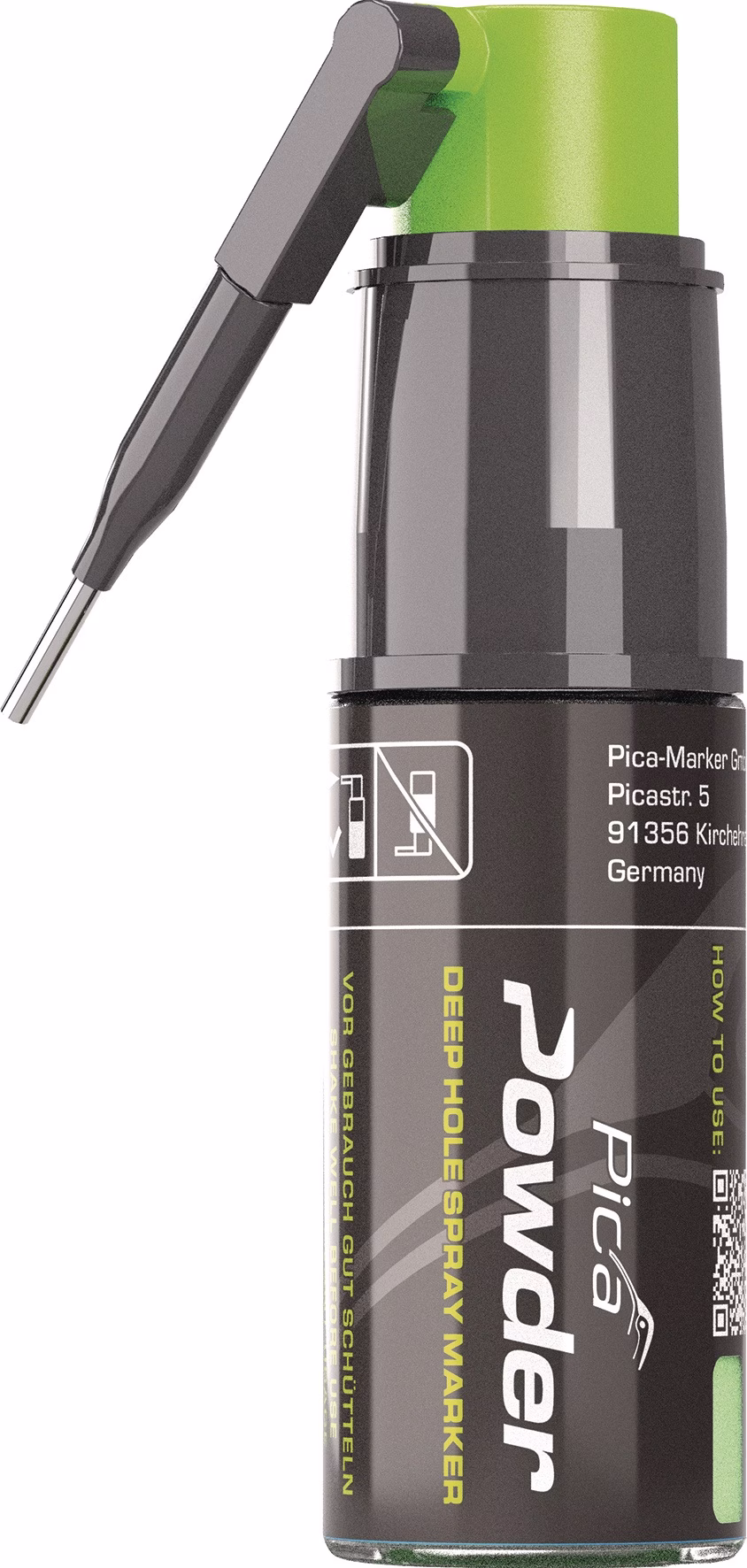Spray-Marker Powder DeepHole grün-fluoreszierend Inh.20g f.tiefe Bohrlöcher