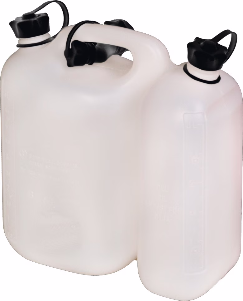 Kraftstoffdoppelkanister PROFI 5,5+3l natur HDPE L316xB145xH312mm