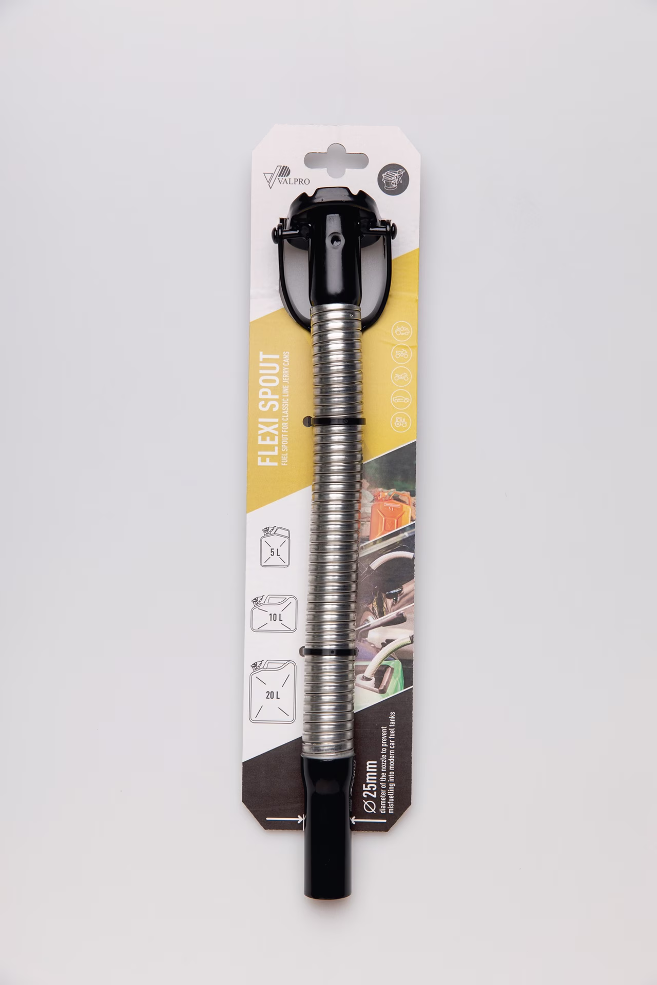 Ausgießstutzen f.Diesel L.380mm B.68mm schwarz H.60mm 340g