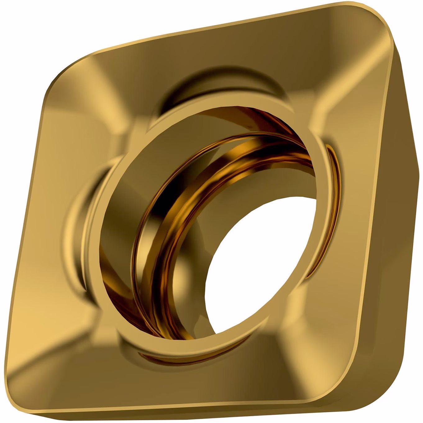 Fräswendeschneidplatte ISO SOMT D.2,5mm PVD beschichtet Gold