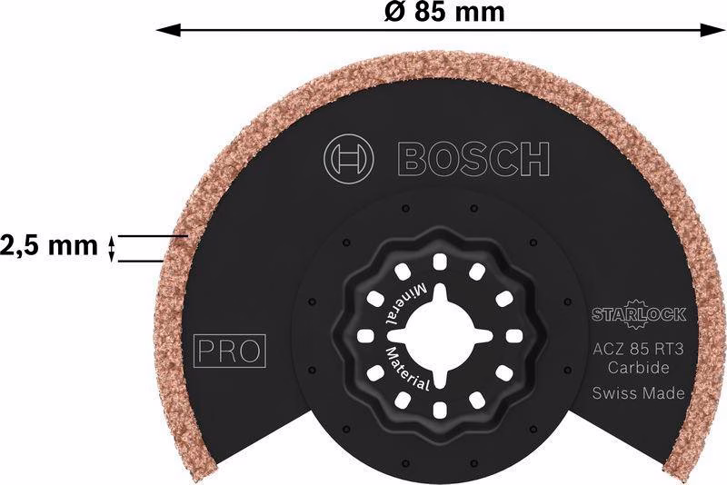 Segmentsägeblatt PRO ACZ 85 RT3 D.85mm Schnitt-B.2,5mm Starlock 10 St
