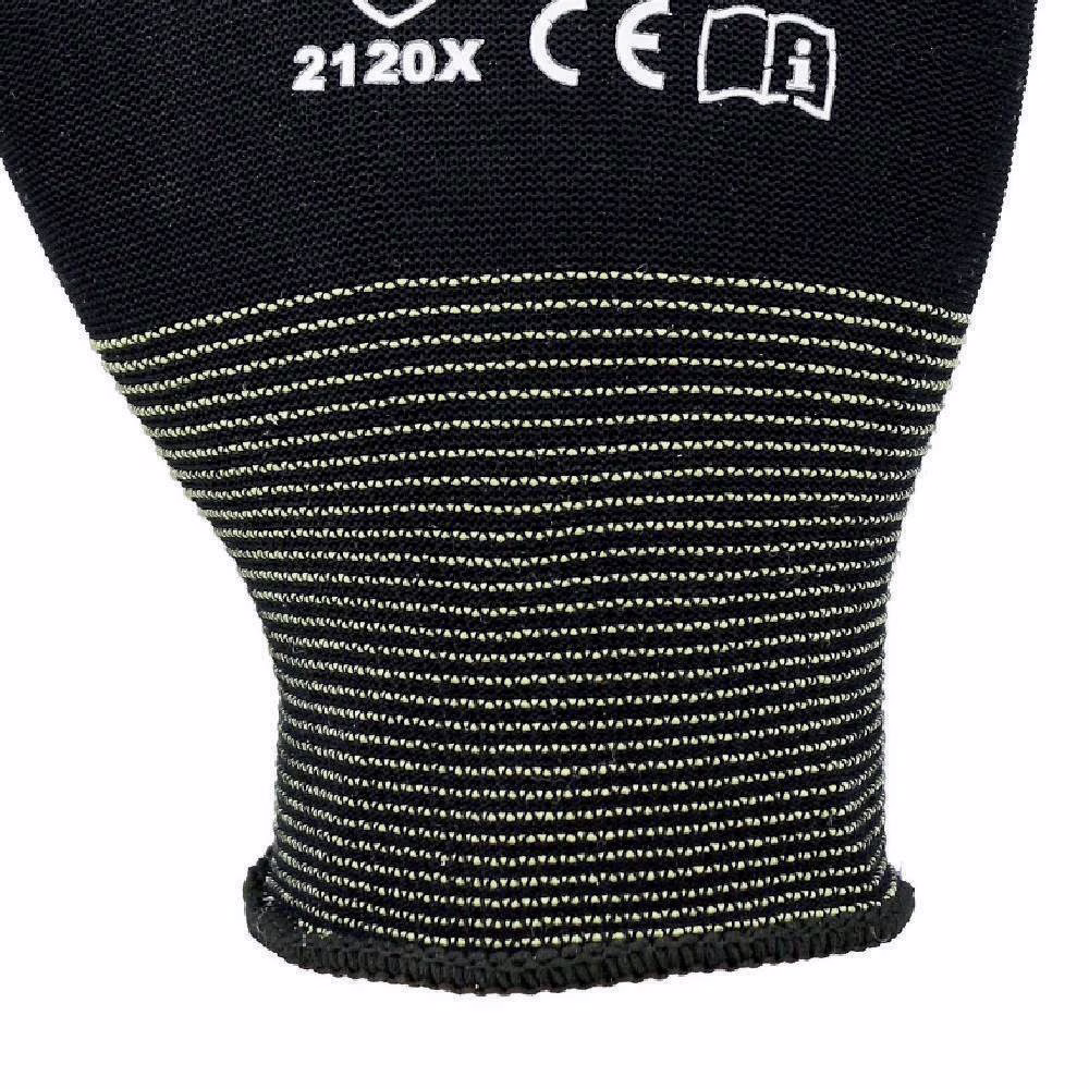 Handschuhe Gr.9 schwarz PA m.Soft-Polyurethan