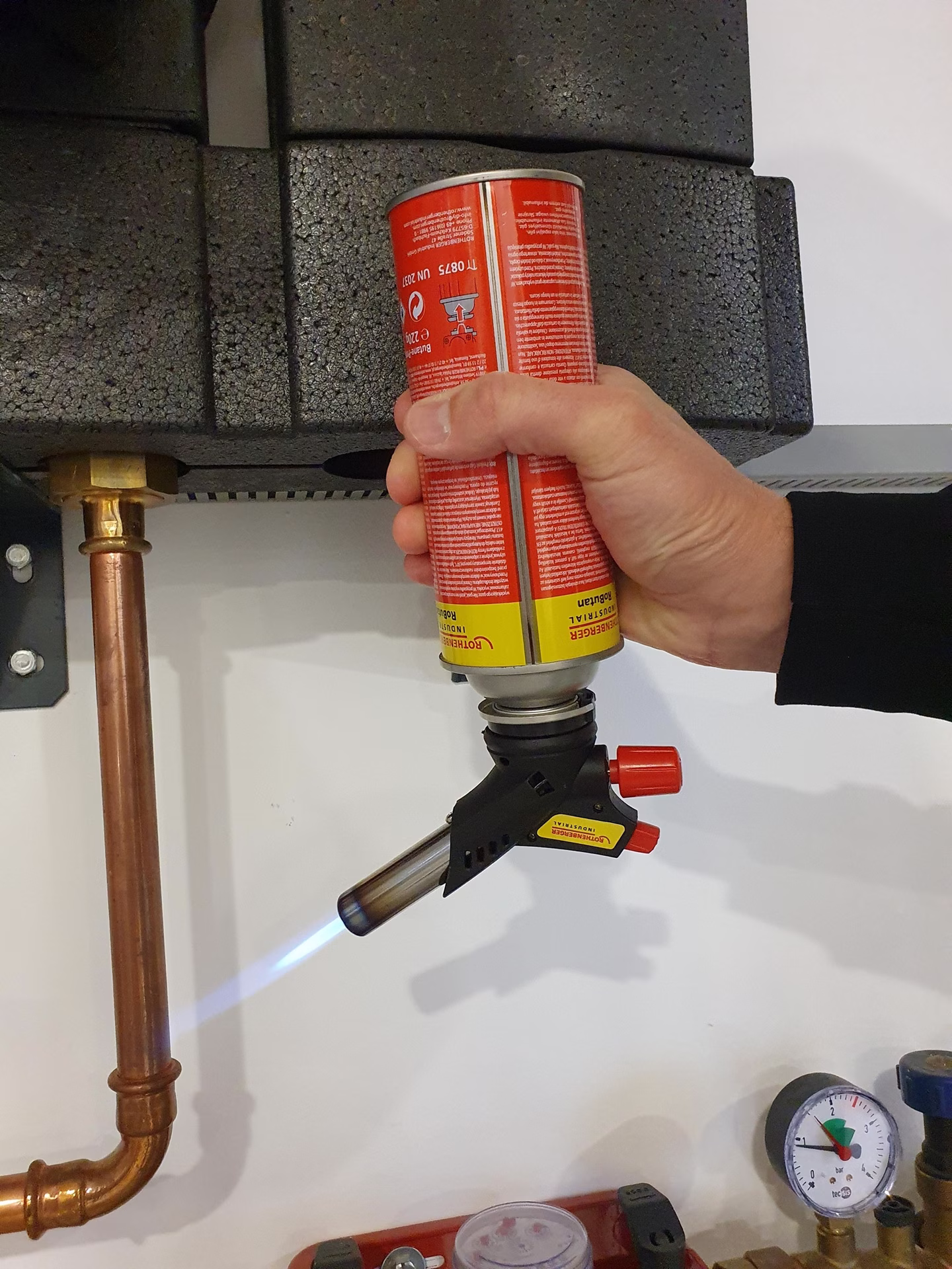 Lötlampe Kit RS 220 m.Gaskartusche 73 g/h 1,0 kW