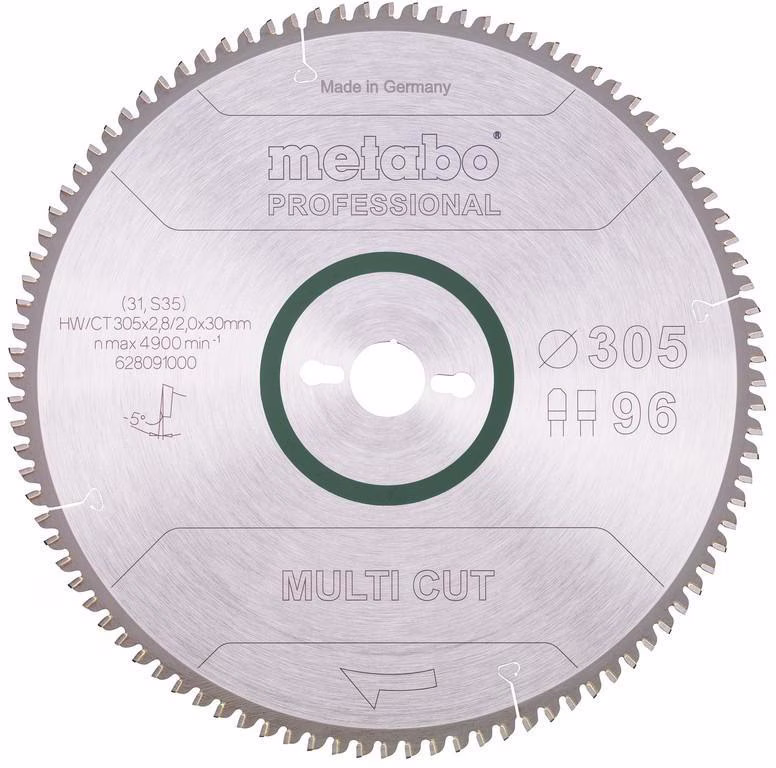 Kreissägeblatt multi cut professional HW/CT 305x30x2,8/2,0 D305xB2,8x30mm 96Z.