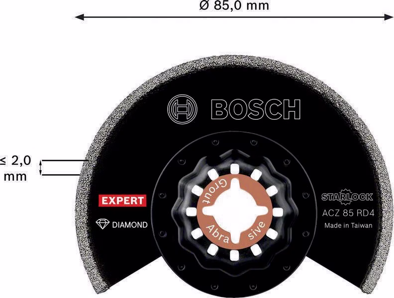 Segmentsägeblatt EXPERT ACZ 85 RD4 Dia D.85mm Mörtel Starlock
