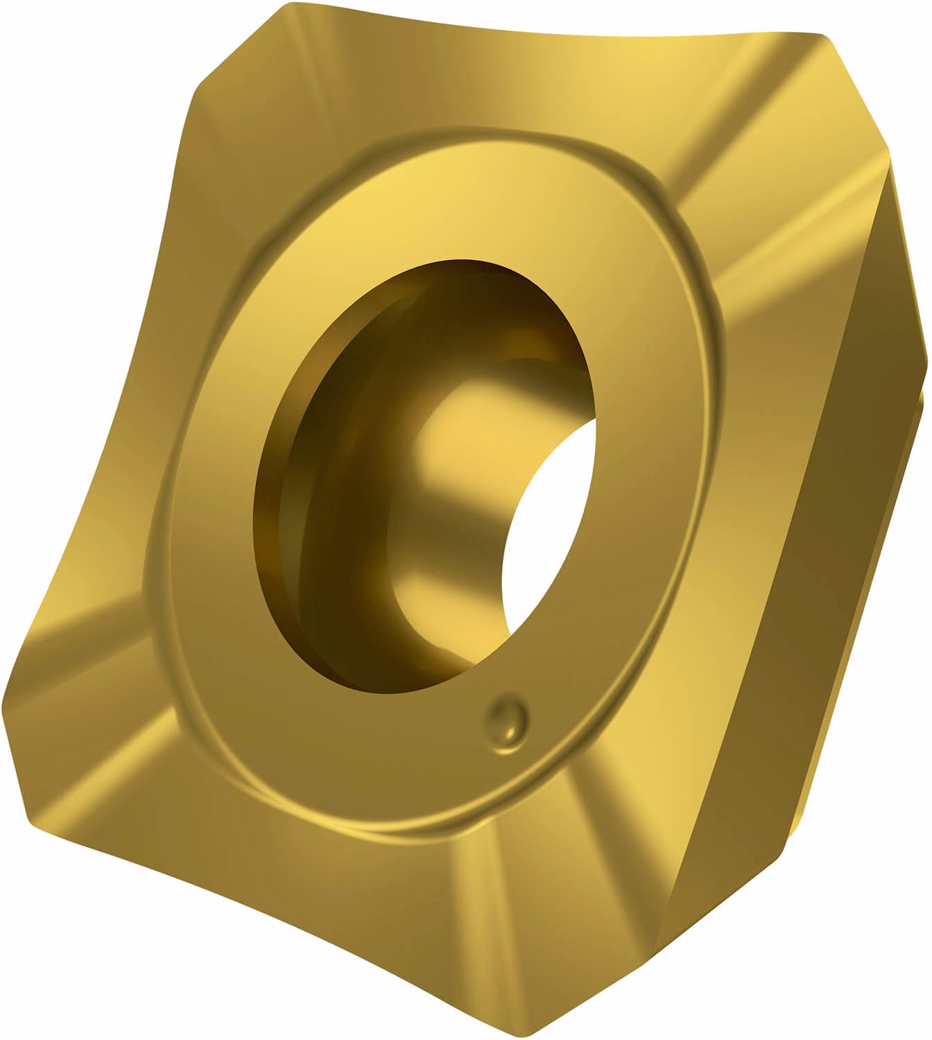 Fräswendeschneidplatte ISO SEET D.3,5mm PVD beschichtet Gold