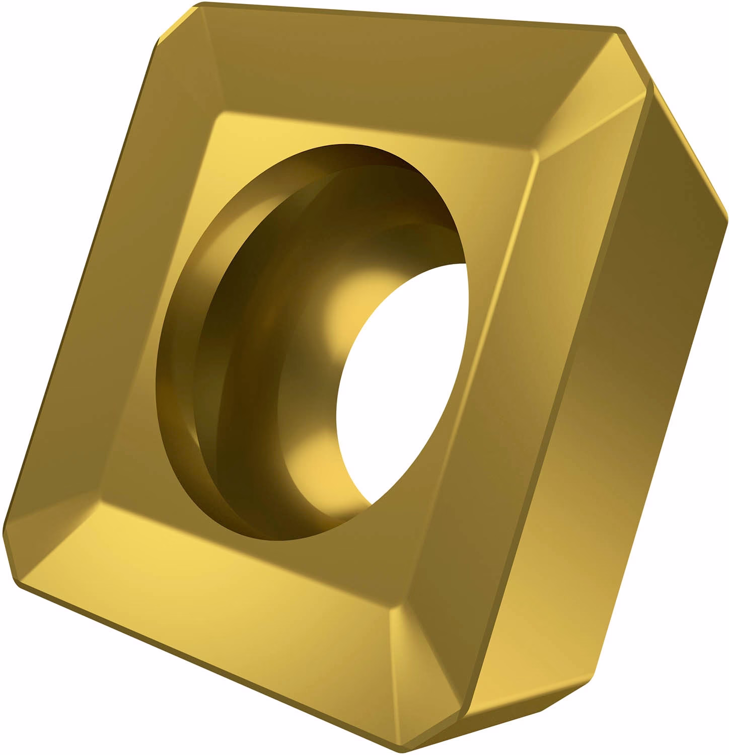 Fräswendeschneidplatte ISO SPET D.5,5mm PVD beschichtet Gold
