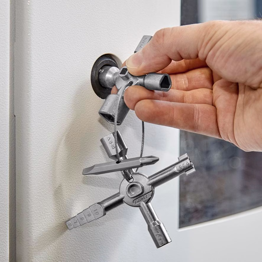 Schaltschrankschlüssel TwinKey® 6 Funktionen m.Magnet Verb