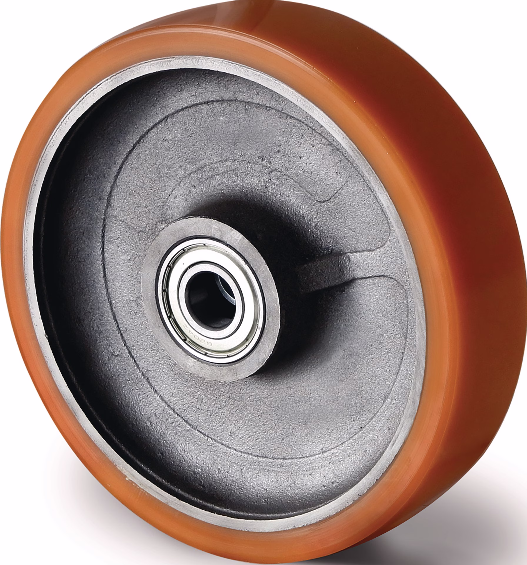 Ersatzrad Polyurethan/Guss Achs-Ø 20 mm Nabenlänge 60 mm TECWERK