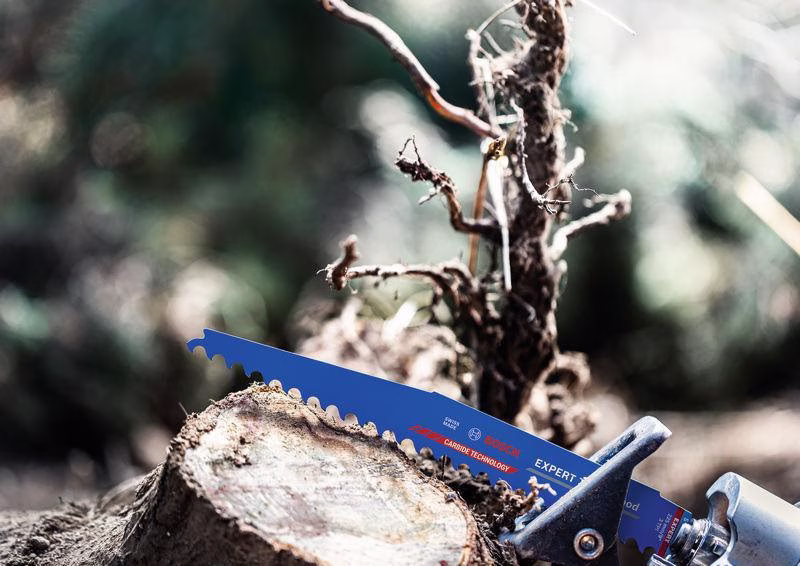 Säbelsägeblatt Expert Tough Wood L.225mm B.25mm TPI 3 8,5mm 3 St./Karte