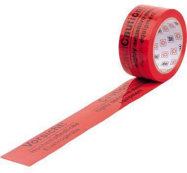 Packband 400.080 Vorsicht Elektroger. 66mmx50m