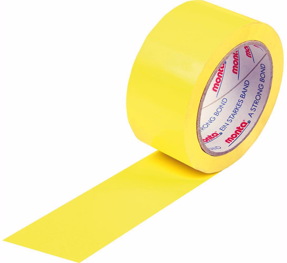 Klebeband monta 250F Breite 50mm Länge 66m Stärke 57µ PVC leise