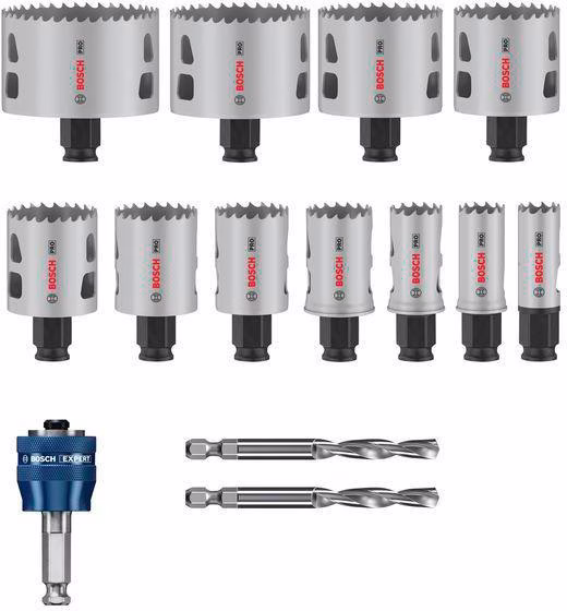 Lochsägen-Set PRO Multi Material PC Plus 14-tlg.20-76mm Schnitt-T.44mm