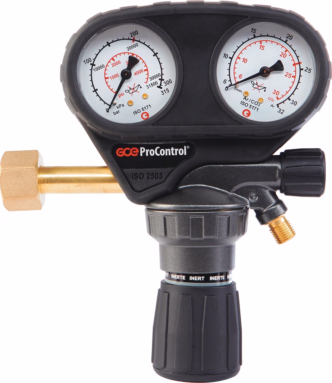 Flaschendruckminderer ProControl Argon/CO₂ 200bar 1-stufig 30l/min